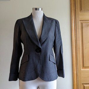 Lafayette 148 New York  Gary Wool Blend Button Front Blazer sz 8P